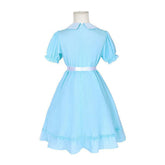 The Shining Twins Grady Sisters Blue Dress Outfits Horror Halloween Cosplay Costume